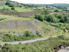 
Lower Varteg Colliery tips, July 2011